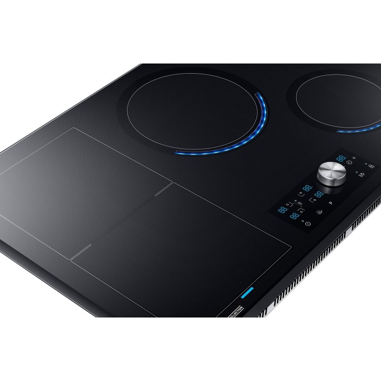 Samsung NZ84J9770EK 80cm Four Zone Chef Collection Induction Hob with Virtual Flame Technology