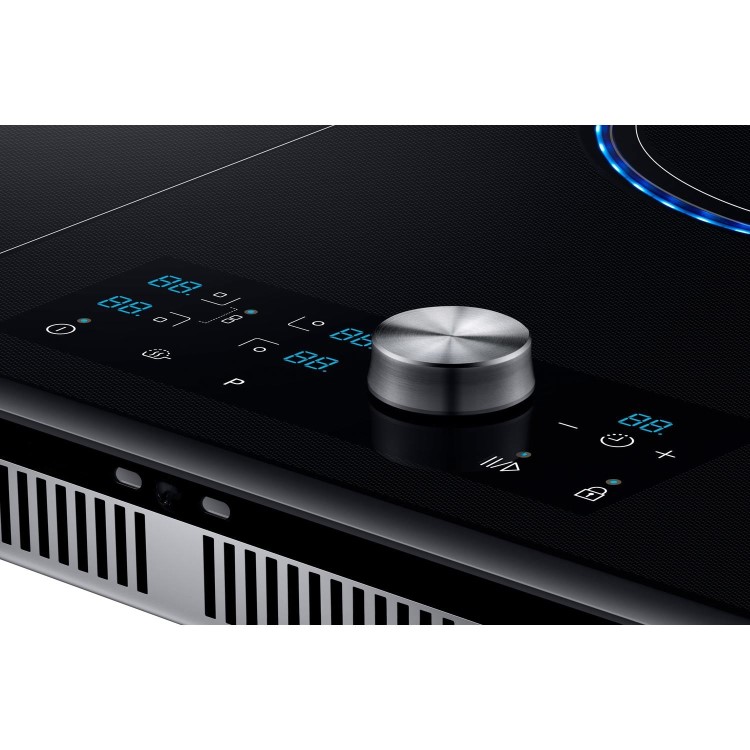 Samsung NZ84J9770EK 80cm Four Zone Chef Collection Induction Hob with Virtual Flame Technology
