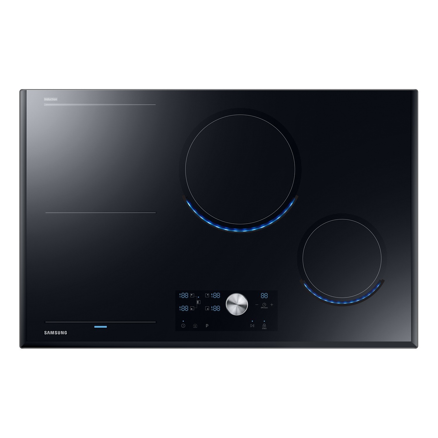 Samsung 80cm 4 Zone Induction Hob with Bridge Zone and Virtual Flame