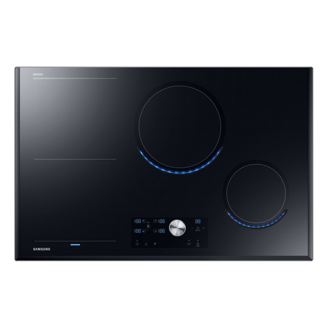 Samsung 80cm 4 Zone Induction Hob with Bridge Zone and Virtual Flame