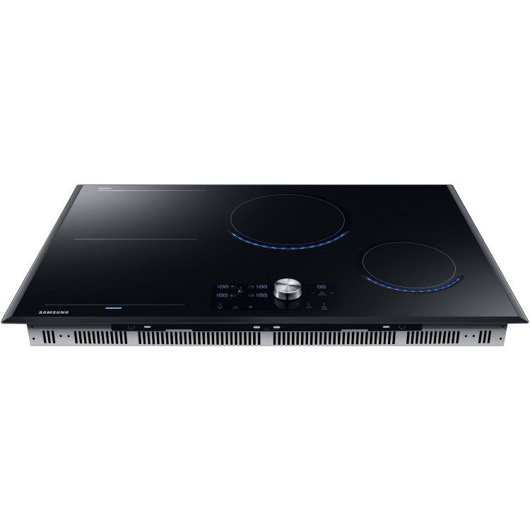 Refurbished Samsung NZ84T9770EK 80cm 4 Zone Induction Hob with Bridge Zone and Virtual Flame
