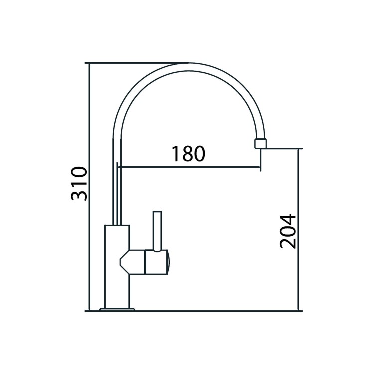 GRADE A1 - As new but box opened - Astracast TP0765 Vida Brushed Steel Single Lever SpringFlow Filter Water Tap