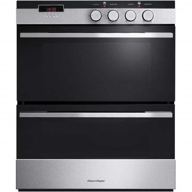Fisher & Paykel OB60HDEX3 89423 Multifunction Electric Built-under Double Oven Brushed Stainless Steel