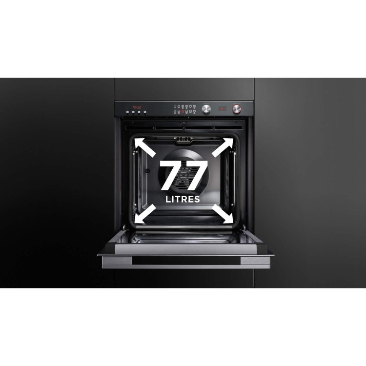 Fisher & Paykel OB60SL11DEPX1 80829 Eleven Function 77L Electric Built-in Single Oven With Pyrolytic Cleaning - Stainless Steel