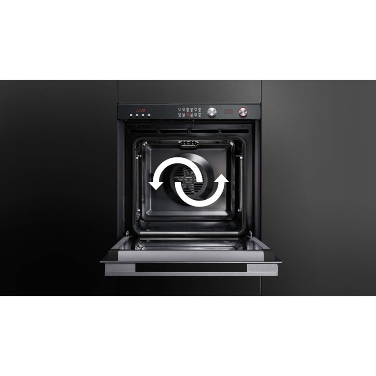 Fisher & Paykel OB60SL11DEPX1 80829 Eleven Function 77L Electric Built-in Single Oven With Pyrolytic Cleaning - Stainless Steel