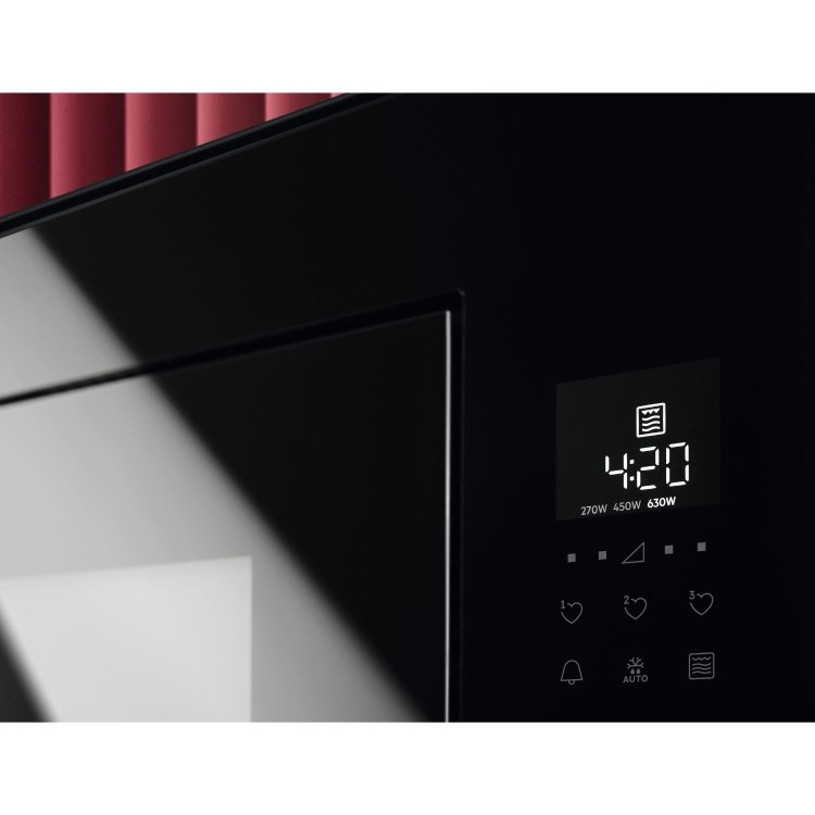 AEG 6000 Series Built-In Combination Microwave Oven with Grill - Black