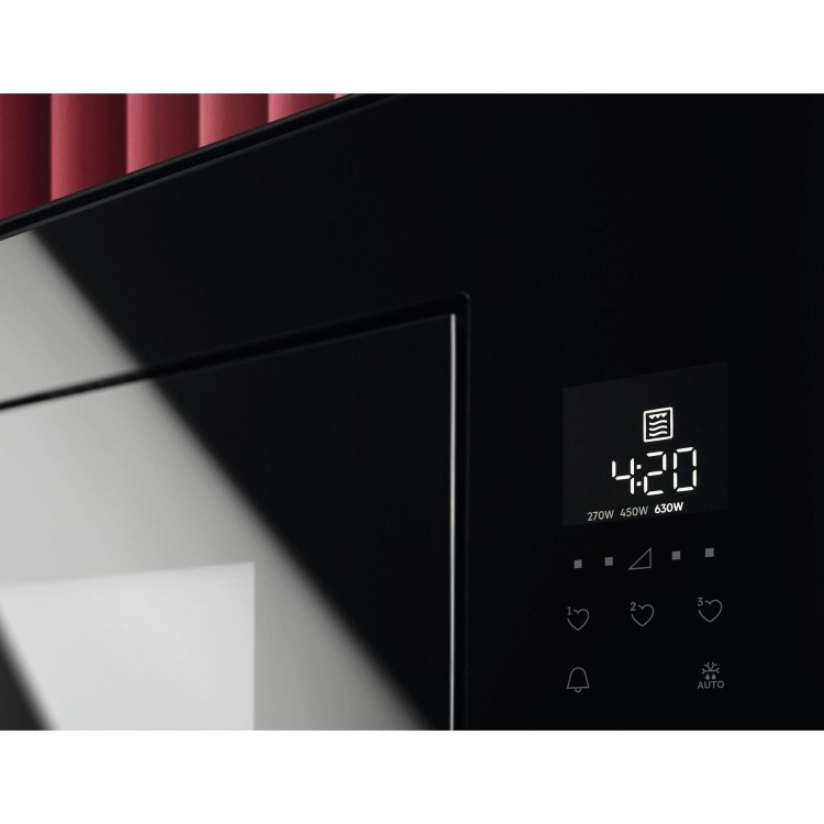 AEG 6000 Series Built-In Combination Microwave Oven - Black