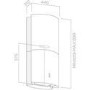 Elica OBELISKLF David Lewis Designed 44 x 31cm Stainless Steel Island Cooker Hood With Long Chimney