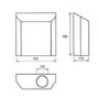 Elica OBELISKRM David Lewis Designed 44 x 31cm Stainless Steel Island Cooker Hood For Use With Exter