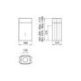 Elica OBELISKRM David Lewis Designed 44 x 31cm Stainless Steel Island Cooker Hood For Use With Exter