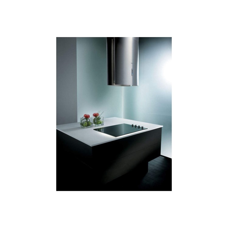 Elica OBELISKRM David Lewis Designed 44 x 31cm Stainless Steel Island Cooker Hood For Use With Exter