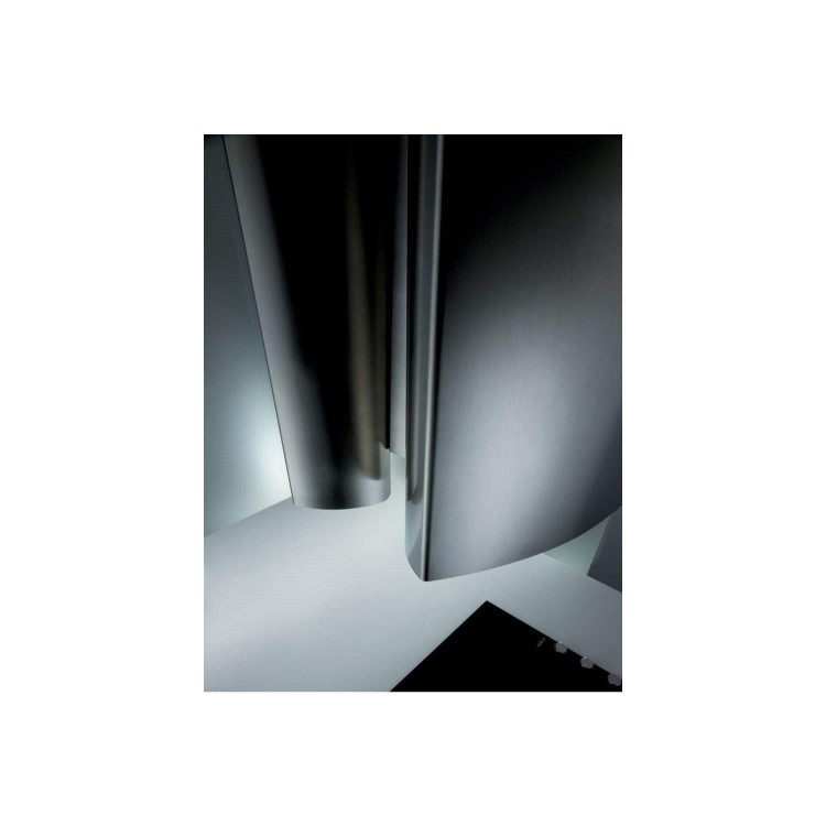 Elica OBELISKRM David Lewis Designed 44 x 31cm Stainless Steel Island Cooker Hood For Use With Exter