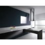Elica OBELISK_LF David Lewis Designed 44 x 31cm Stainless Steel Island Hood With Long Chimney