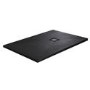 1200x900mm Rectangular Shower Tray 27mm with Grate - Black Stone Resin Slate Effect - Sileti