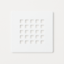 1200x900mm Rectangular Shower Tray with Grate - White Stone Resin Slate Effect - Sileti