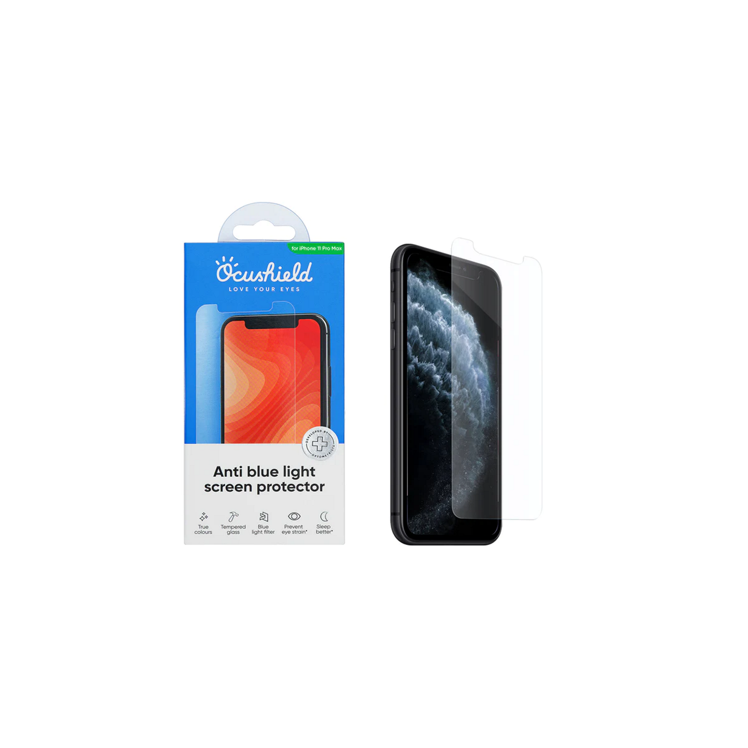 thumbnail image 2 of 2-Pack Tempered Glass Screen Protector For ZTE MAX XL, MAX BLUE, BLADE MAX 3 – 9H Clear 2 of 6