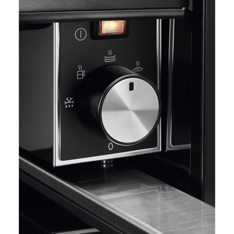 AEG 14cm Warming Drawer - Black