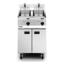 Lincat Opus 800 Floor Standing Electric Fryer - 2 x 17 Ltr, Twin Tank, 3 Phase