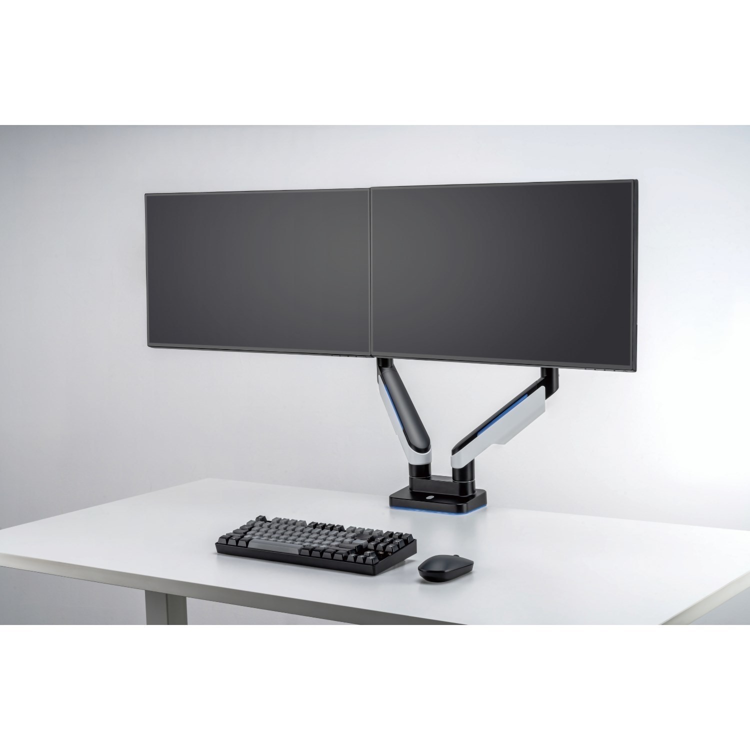electriQ Premium Gaming Dual Monitor Arms with RGB OEM-P-GAMINGDUAL – image 5