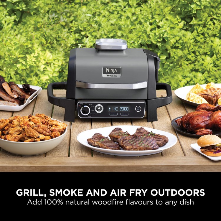 Ninja Woodfire Electric Grill & Smoker BBQ