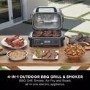 Ninja OG850UK Woodfire XL Electric BBQ Grill & Smoker - Black/Grey