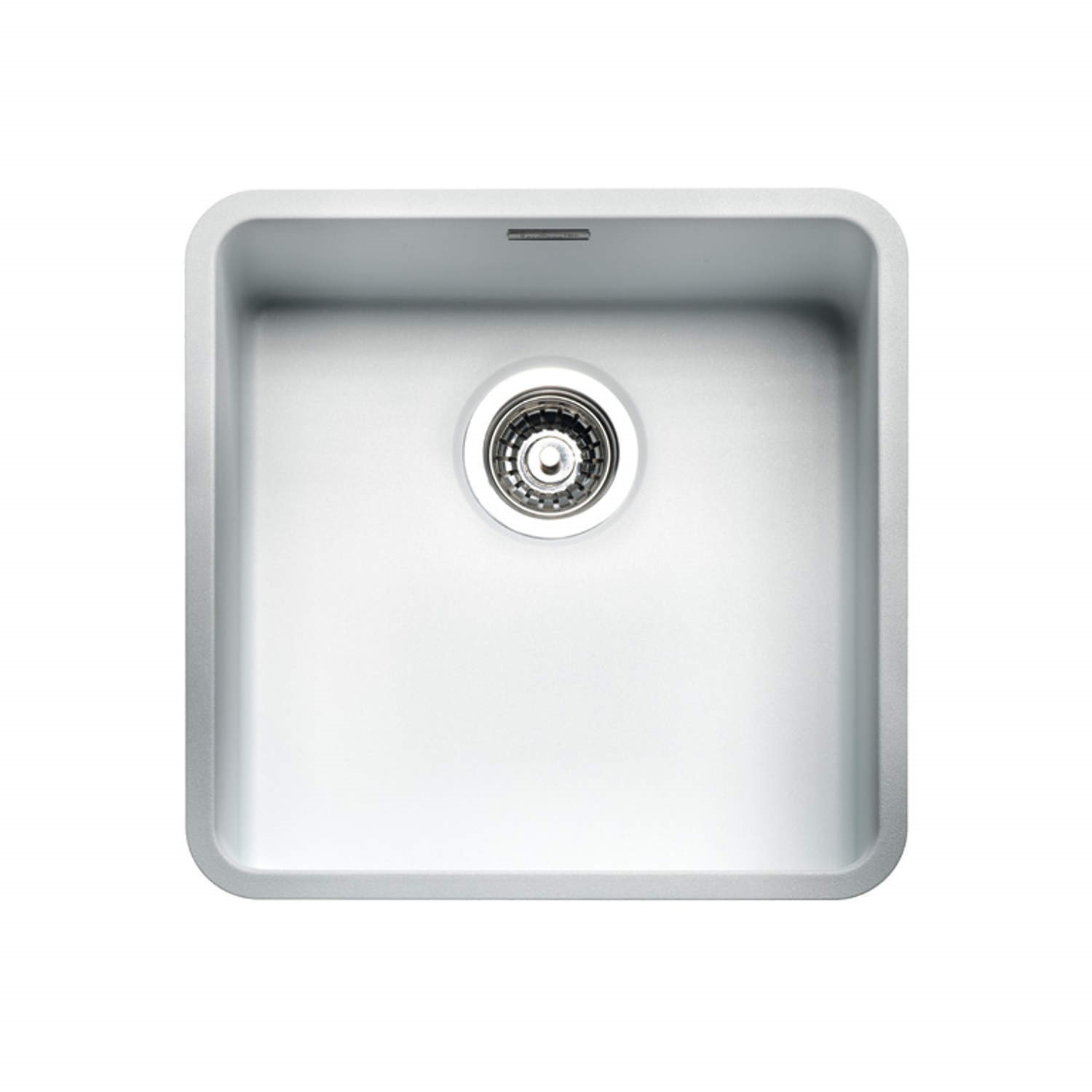 Reginox Ohio Single Bowl Stainless Steel White Kitchen Sink