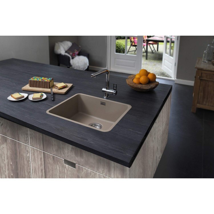 Reginox Ohio Single Bowl Stainless Steel Sand Kitchen Sink