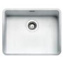 GRADE A1 - Reginox Ohio Single Bowl Stainless Steel White Kitchen Sink