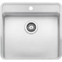GRADE A1 - Reginox OHIO50X40TAPWINGCW Regi Color Ohio Tapwing White Stainless Steel Kitchen Sink