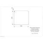 GRADE A1 - Reginox OHIO50X40TAPWINGCW Regi Color Ohio Tapwing White Stainless Steel Kitchen Sink