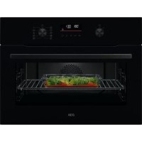 AEG 6000 Series Built-In Combination Microwave Oven - Black