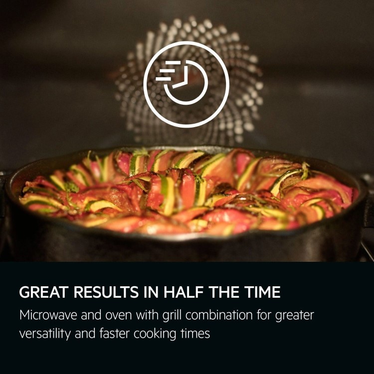 Combination microwave oven.