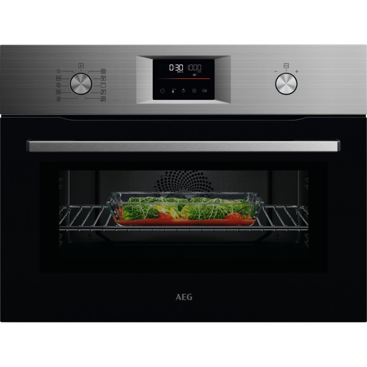 AEG 6000 Series Built-In Combination Microwave Oven - Stainless Steel