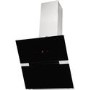 Amica OKC6726I 60cm Angled Chimney Cooker Hood - Black Glass