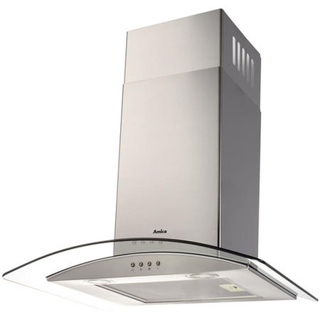 Amica OKP6321G 60cm Chimney Hood - Stainless Steel