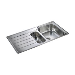 Rangemaster OL9852L Oakland 985x508 1.5 Bowl LHD Stainless Steel Sink