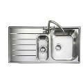 Rangemaster OL9852L Oakland 985x508 1.5 Bowl LHD Stainless Steel Sink