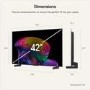 LG OLED42C66LB 42" 4K OLED evo Smart TV with Dolby Vision Dolby Atmos & webOS