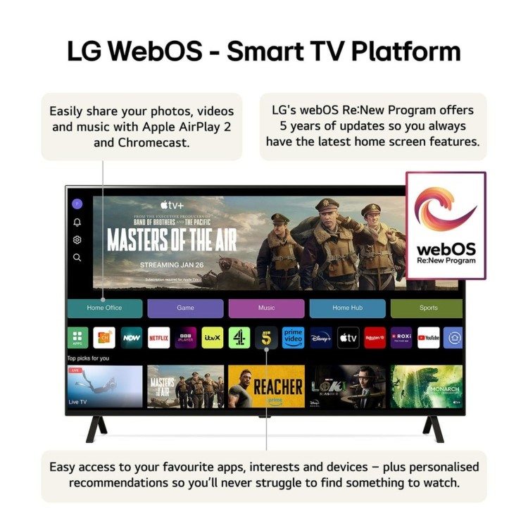 LG OLED AI B4 77 inch 4K Ultra HD Smart TV
