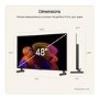 LG OLED48B6ELC 48 Inch OLED AI 4K Smart TV – Dolby Vision webOS & Premium OLED Picture Quality