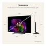 LG OLED48G66LS 48 Inch OLED evo AI G6 4K Smart TV – 165Hz Gaming Dolby Vision & Alpha 11 AI Processor
