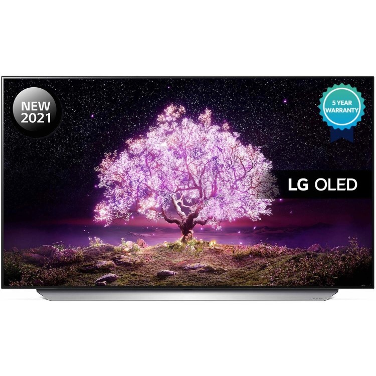Refurbished LG C1 55" 4K Ultra HD with HDR10 Pro OLED Freeview Play Smart TV without Stand