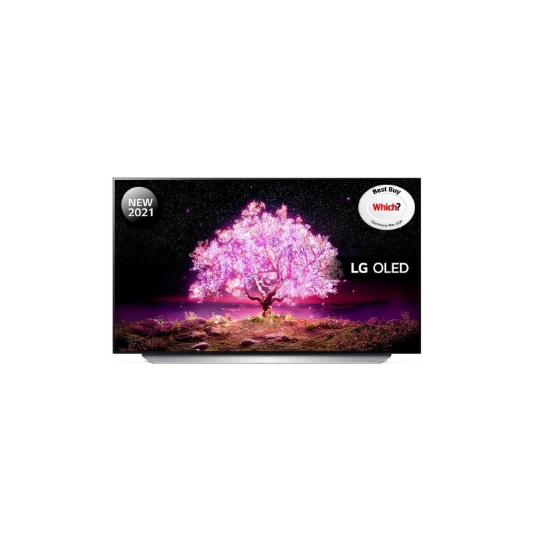 Refurbished LG C1 55" 4K Ultra HD with HDR10 Pro OLED Freeview Play Smart TV without Stand