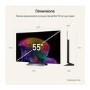 LG OLED55C66LB 55 Inch OLED evo AI 4K Smart TV – 165Hz Gaming Dolby Vision & Alpha 11 AI Processor