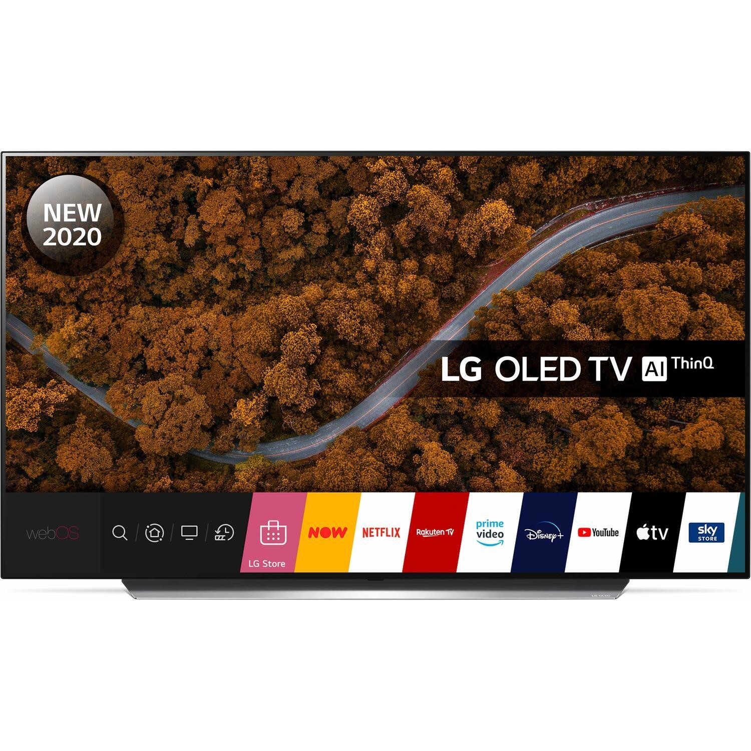 Refurbished LG 55 4K Ultra HD with HDR OLED Freesat HD Smart TV