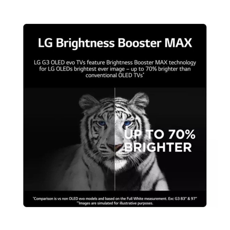 LG OLED evo G3 55 inch 4K Ultra HD Smart TV 