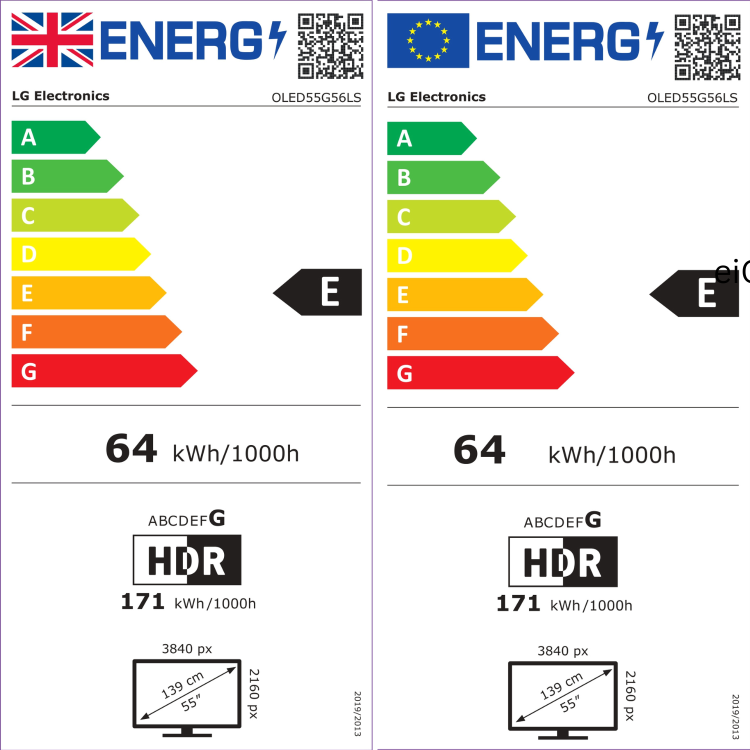 LG OLED55G56LS 55" 4K Gallery OLED Smart TV with Dolby Vision & Atmos