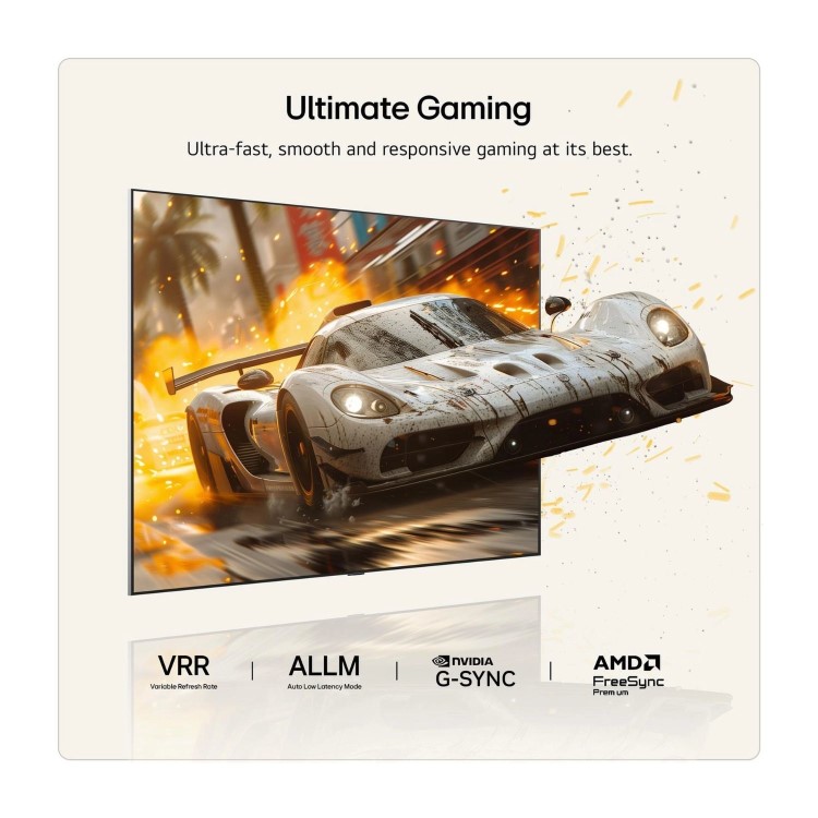 LG OLED48G66LS 48 Inch OLED evo AI G6 4K Smart TV – 165Hz Gaming Dolby Vision & Alpha 11 AI Processor