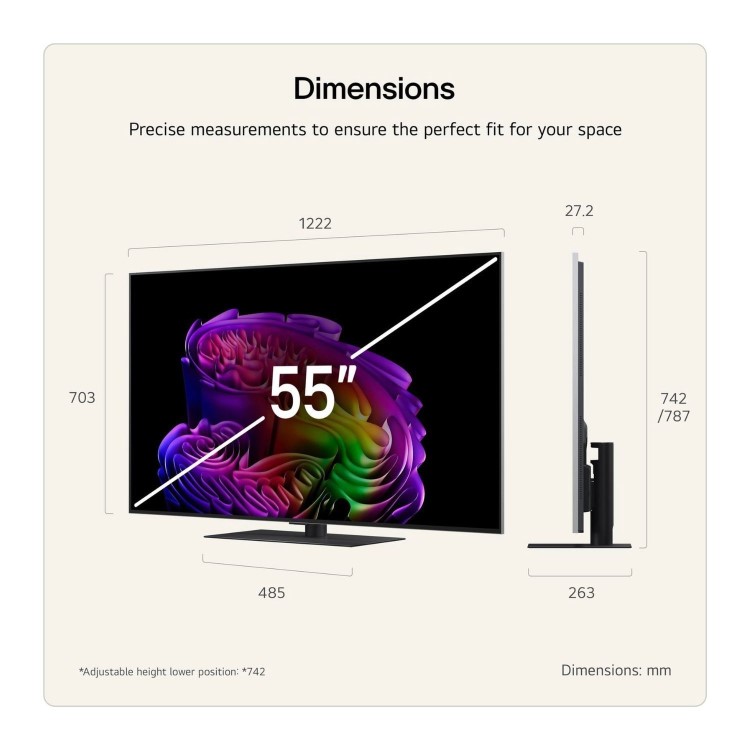 LG OLED55G66LS 55 Inch OLED evo AI G6 4K Smart TV – 165Hz Gaming Dolby Vision & Alpha 11 AI Processor