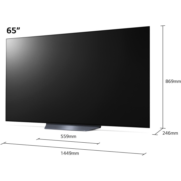 LG B1 65 Inch OLED 4K HDR 120Hz Smart TV